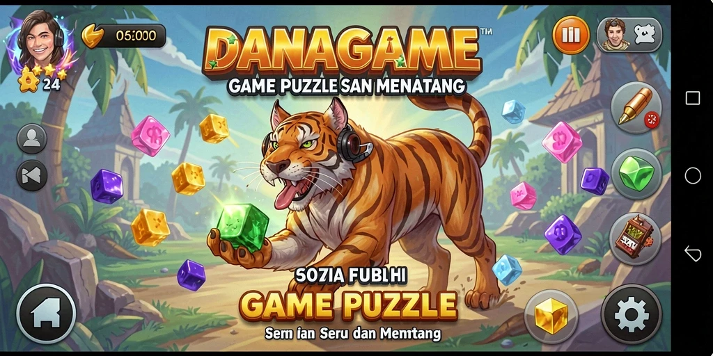 Screenshot gameplay yang menunjukkan tantangan puzzle menarik.