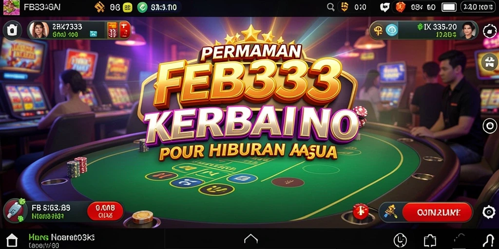 Screenshot FB333 menunjukkan momen mendebarkan di permainan Kasino.