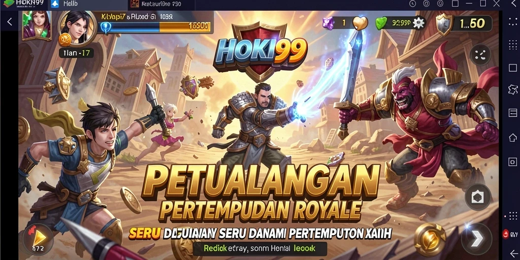 Gameplay seru di HOKI99 dengan pertempuran Battle Royale.