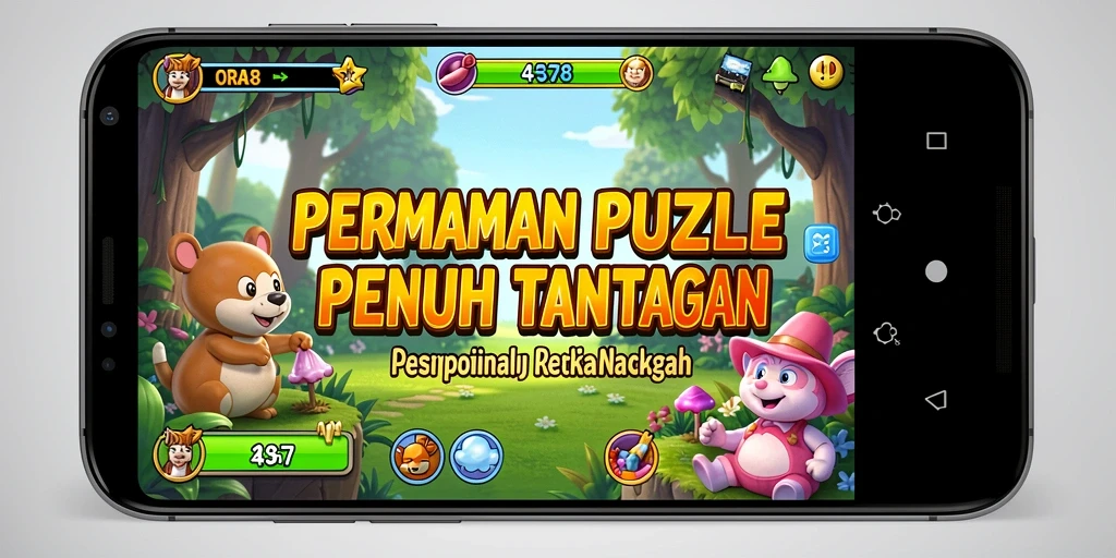 Tampilan gameplay menarik dari ORA78 yang penuh tantangan Puzzle.
