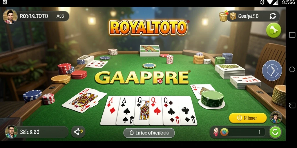 Tampilan permainan Gaple yang seru di ROYALTOTO.