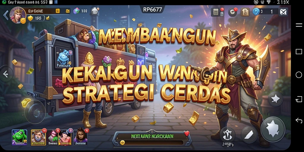 Screenshot gameplay RP6677 yang menampilkan strategi membangun bisnis.