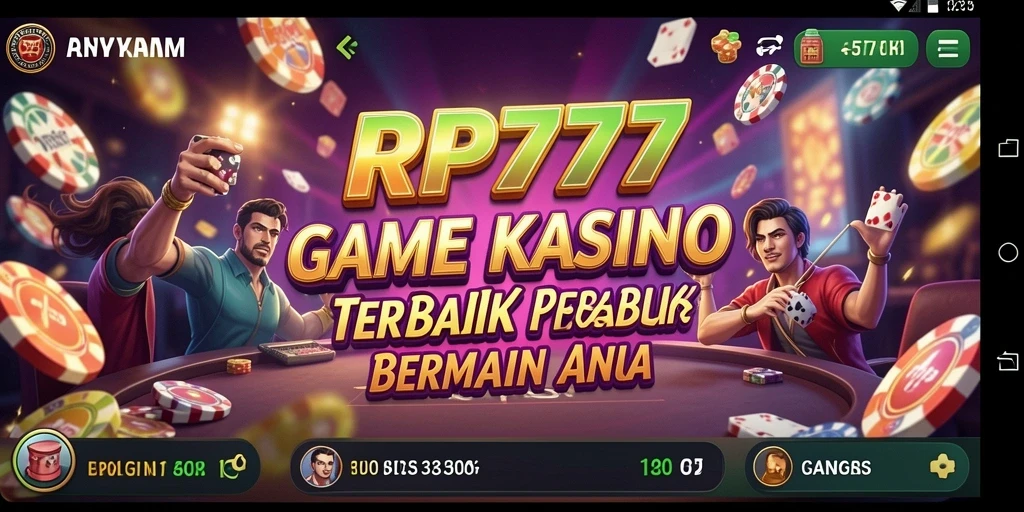 Screenshot utama RP777 menampilkan gameplay seru dan interaksi langsung di kasino.