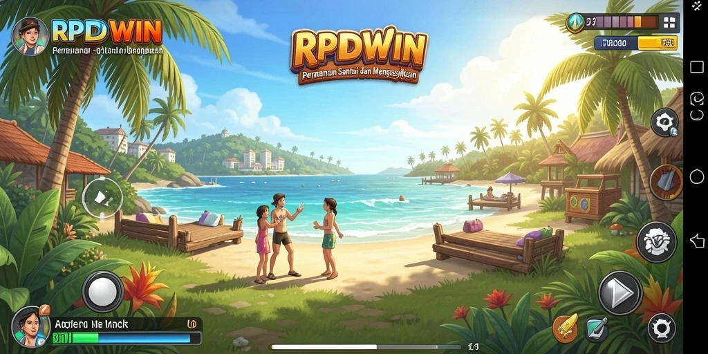 Tampilan gameplay RPIDWIN yang seru dan menantang.