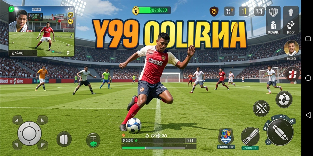 Tampilan gameplay Y89 yang menarik dan penuh aksi olahraga.